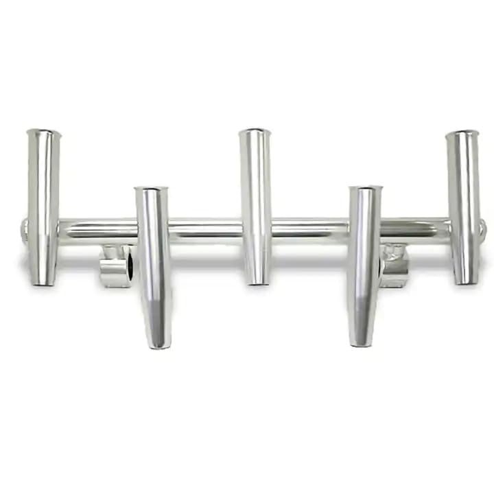 Make A Wake Marine 5 Rod Holder Rocket Launcher T-Top Fishing Boat (Anodized Aluminum)