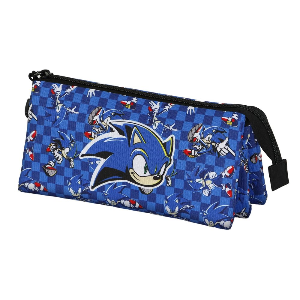 KARACTERMANIA Unisex Kids 06295 Triple Pencil Case Action Blue One Size, blue, Einheitsgre, Triple Pencil Case Action