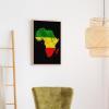 Africa Map Reggae Rasta Diamond Art Painting Kits Full Square Drill DIY Picture Art Crafts for Home Wall Decor 8"x12" view 4