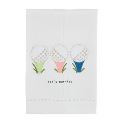 Mud Pie Golf Ball Towel; 21" x 14"