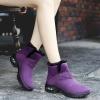 HINDOLA Winter Snow Boots for Women Faux Fur Waterproof Cold-Resistant Warm Boots Walking Hiking Booties Ladies Cozy Short Boots Outdoor view 4