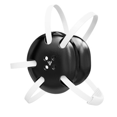 Great Call Athletics | Youth Classic Wrestling Headgear Earguard | Adult Grappling Head Gear | Adjustable Ear Guards Signature (Black w/ White Straps)