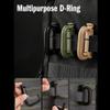 10 Pcs Multipurpose D-Ring Grimlock Locking Hanging Hook Tactical Link Snap Keychain for Molle Webbing view 3
