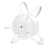 Great Call Athletics | Youth Classic Wrestling Headgear Earguard | Adult Grappling Head Gear | Adjustable Ear Guards Signature (White w/ White Straps) view 1