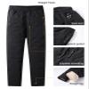 ZGSYH Snow Pants,New Mens&Women Snow Pants,Unisex Fleece-Lined Waterproof Pants,Warm Bottoms Sweatpants for Snowboarding Hiking (Color : Gray2, Size : XXX-Large) view 4