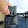 Sub-Compact Comfort Cling Holster - Versatile No-Clip Holster for Comfortable Concealed Carry - Fits Most Handguns - Ambidextrous Design for Right and Left-Handed Users view 4