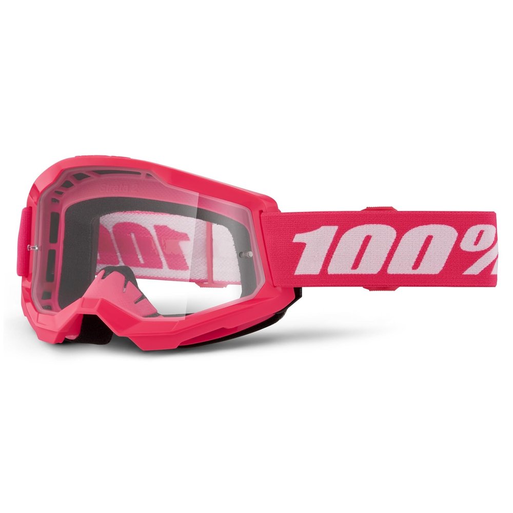 100-Percent Strata 2 Junior Goggles OSFM Pink/Clear Lens