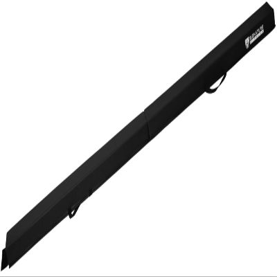 Fitvids 8 FT Folding Balance Beam Gymnastics Floor Beam with Anti-Slip Bottom and Carrying Handles, Black