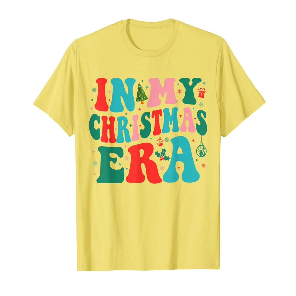 In My Christmas Era Cute Groovy Christmas Holiday Xmas T-Shirt
