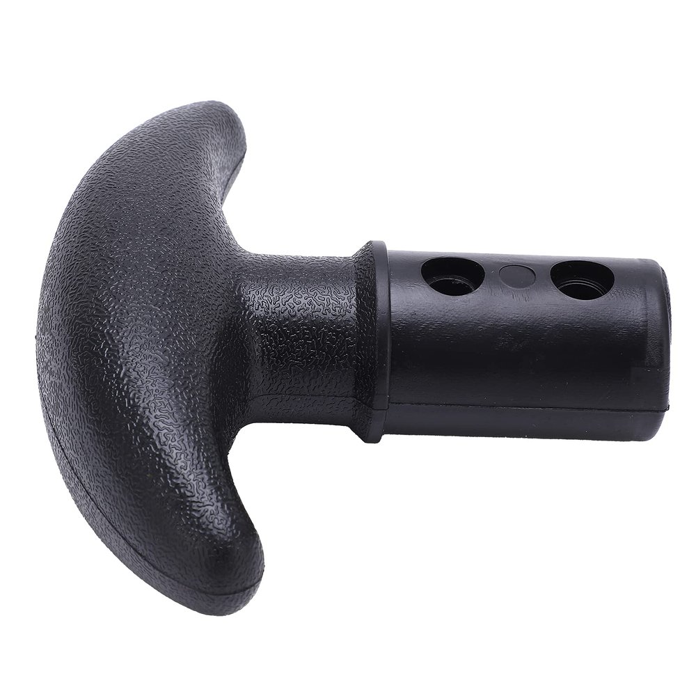 Kayak Canoe T Paddle Handle, Easy to Install T-Shaped Handle for Surfboard (Black)