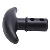 Kayak Canoe T Paddle Handle, Easy to Install T-Shaped Handle for Surfboard (Black) view 1