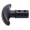 Kayak Canoe T Paddle Handle, Easy to Install T-Shaped Handle for Surfboard (Black) view 3