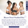 Bleuet Bleum Petal Padded Bra  Seamless Reversible First Bra for Teens & Tweens | Sewn-in Pads, Adjustable Straps, Ultra Soft & Tag-Free Comfort Pink Silver view 2