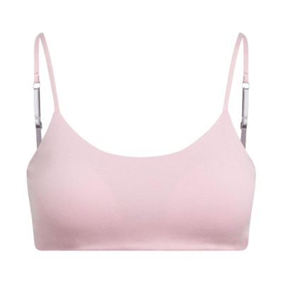 Bleuet Bleum Petal Padded Bra  Seamless Reversible First Bra for Teens & Tweens | Sewn-in Pads, Adjustable Straps, Ultra Soft & Tag-Free Comfort Pink Silver