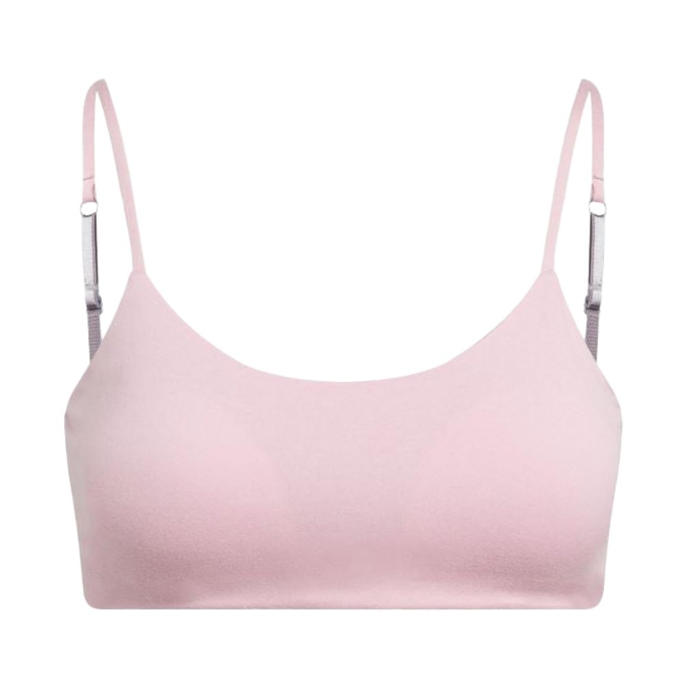 Bleuet Bleum Petal Padded Bra  Seamless Reversible First Bra for Teens & Tweens | Sewn-in Pads, Adjustable Straps, Ultra Soft & Tag-Free Comfort Pink Silver