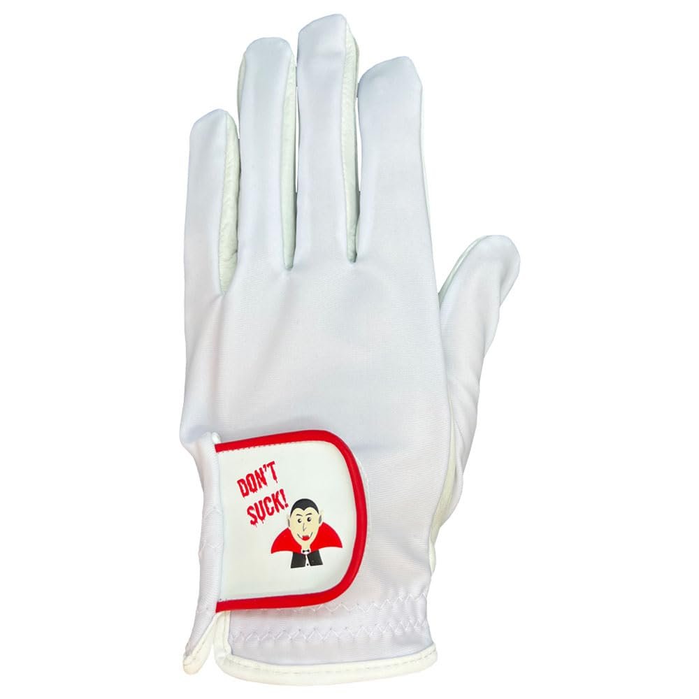 Giggle Golf Men's Golf Gloves | Funny Golf Gloves (Large, Worn On Left Hand, Don't Suck)
