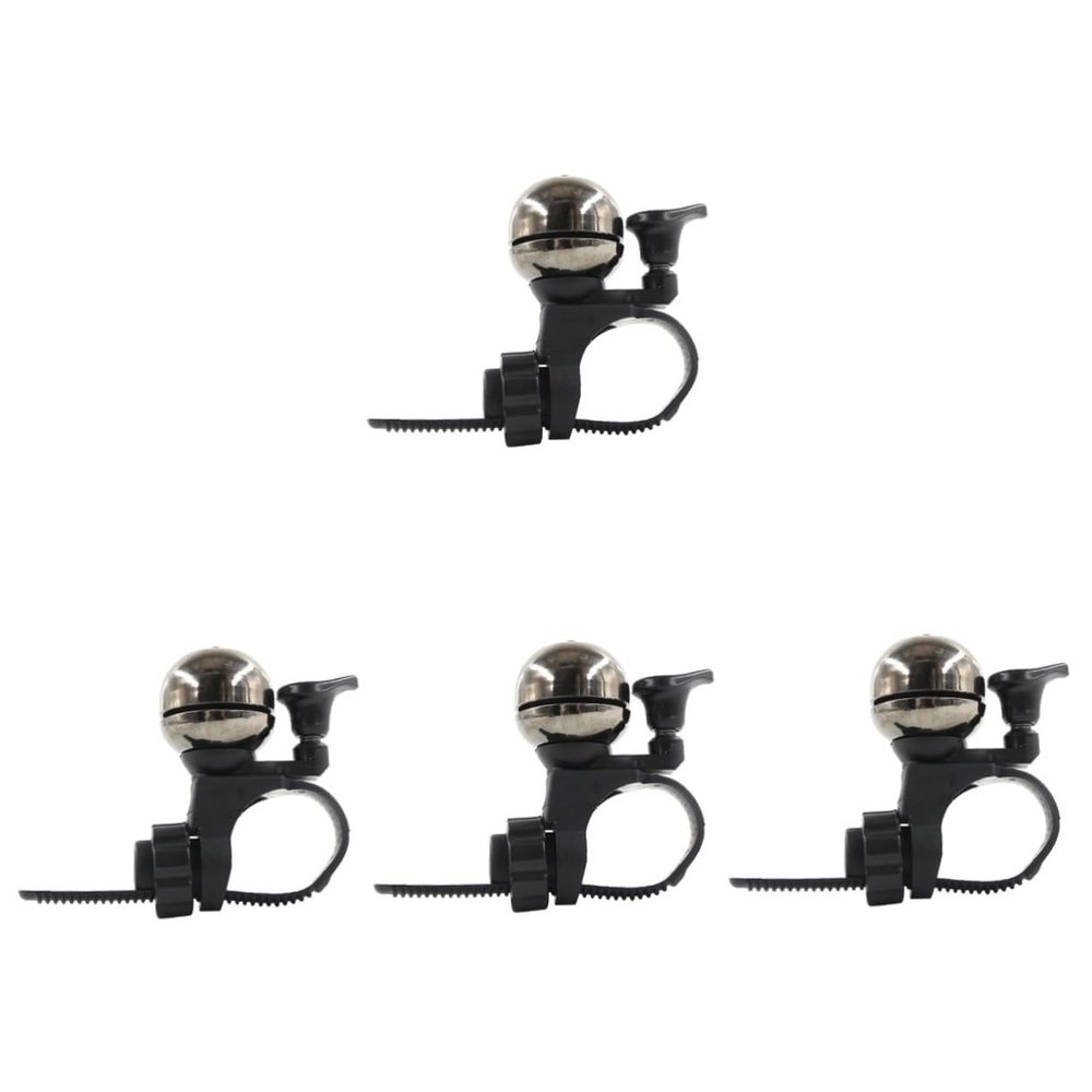 Didiseaon 4pcs Boy Girl Removable Bike Bell Handlebar Accessory Crisp Sound for and Scooters Attractive Design for Boys and Girls Daily Use