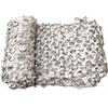 CamoSystems Premium Series Camouflage Military Spec Net with Mesh Netting Attached, Small, 9'10" x 9'10", Snow - White/Light Gray view 1
