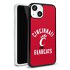University of Cincinnati Bearcats Logo Protective Slim Fit Plastic Bumper Case Fits Apple iPhone 13 view 1
