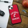 University of Cincinnati Bearcats Logo Protective Slim Fit Plastic Bumper Case Fits Apple iPhone 13 view 4