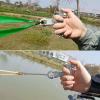 ljhnba Hand Held Bows Release Stainless Steel Compound Bows Thumb Bows Fishing Darts Slingshots Release Grip Shooting Fish Tool Hunting Equipment view 4