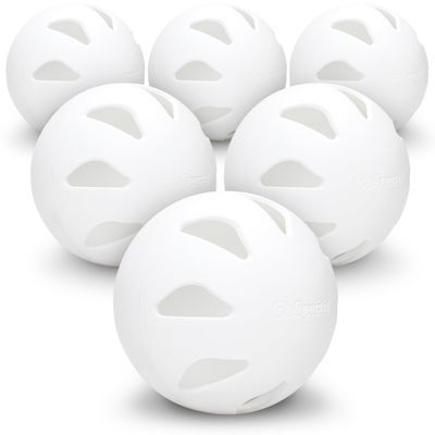 GoSports LotBall AIR Plastic Baseballs - 6 Pack