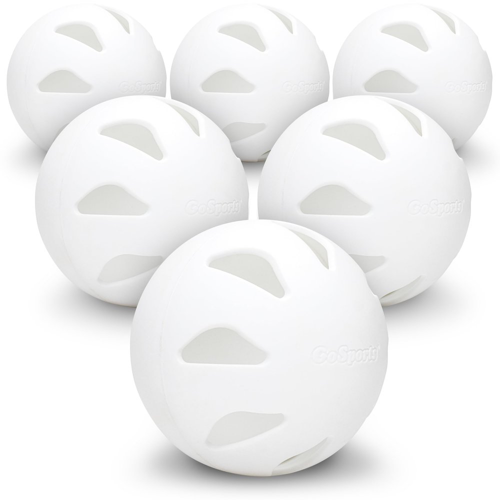GoSports LotBall AIR Plastic Baseballs - 6 Pack