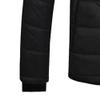 DGKaxiyaHM Men's Windproof Insulated Fleece Parka Jacket Warm Thicken Ski Coat With Hood Padded Slim Parka Outerwear (X-Large,Black) view 4
