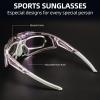 ROCKBROS Photochromic Sports Sunglasses UV Protection for Men Women Cycling view 2