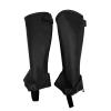 TerkCo Half Chaps Equestrian Women,Soft Leather Unisex Adult Black Pair,Zipper Up English Riding Half Chaps (XL) view 1