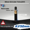 4 Pack 29 Inch Mountain Bike Tube 29 x 1.75 1.85 1.95 2.0 2.1 2.125 Schrader Valve 32mm, Butyl Rubber Bike Inner Tube view 4