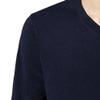 Men's Dress V Neck Sweater Long Sleeve Casual Slim Fit Knitted Pullover Men Soft Wool Solid Plain Sweaters Top (X-Large,Dark Blue) view 2