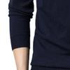 Men's Dress V Neck Sweater Long Sleeve Casual Slim Fit Knitted Pullover Men Soft Wool Solid Plain Sweaters Top (X-Large,Dark Blue) view 4