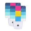 Qauirfe Maflexible Pride Flag LGBTQ Night Light Set of 2 Home Decor