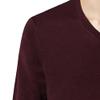 SWJGLITTR Men's Dress V Neck Sweater Long Sleeve Casual Slim Fit Knitted Pullover Men Soft Wool Solid Plain Sweaters Top (Medium,Wine Red) view 2
