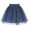Girls Skirt Navy Blue Moon Star High Waist Sparkling Tutu Dance Tulle Size 6 view 2