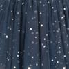 Girls Skirt Navy Blue Moon Star High Waist Sparkling Tutu Dance Tulle Size 6 view 3