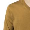 Men's Dress V Neck Sweater Long Sleeve Casual Slim Fit Knitted Pullover Men Soft Wool Solid Plain Sweaters Top (X-Large,Yellow) view 2