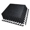 AIRHOP 0.56in Thick 24 Sq Ft Exercise Equipment Mats, 6 Tiles Upgraded Rubber Top with High Density EVA Foam, Large Interlocking Puzzle Gym Flooring for Home Gym, Heavy Weight Workout, 24 x 24in view 1
