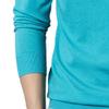Men's Dress V Neck Sweater Long Sleeve Casual Slim Fit Knitted Pullover Men Soft Wool Solid Plain Sweaters Top (XX-Large,Sea Blue) view 4