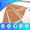 THE LOFT 7 DESIGN Teak EVA Foam Decking Sheet Rolls (Light Brown/White, 94.5 in. x 47 in.) view 2