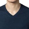 SWJGLITTR Men's Dress V Neck Sweater Long Sleeve Casual Slim Fit Knitted Pullover Men Soft Wool Solid Plain Sweaters Top (Medium,Tibetan Blue) view 4