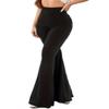 Vaimti Plus-Size Casual Pants for Women high-Waisted Bell Bottoms for Women (US, Alpha, 1X, Plus, Regular, Black) view 1