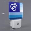 Qauirfe Gay Men Pride Flag LGBTQ Night Light Set of 2 Home Decor view 2