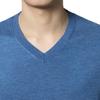 SWJGLITTR Men's Dress V Neck Sweater Long Sleeve Casual Slim Fit Knitted Pullover Men Soft Wool Solid Plain Sweaters Top (Large,Blue 2) view 3