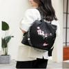 go-done Small Nylon Women Embroidery Backpack Purse Anti-theft Fashion Travel Shoulder Bag,Ladies Single Shoulder Bag,Mini Backpack view 2
