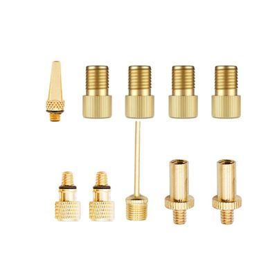 ihreesy 10PCS Bicycle PrestaSchrader Valve Adaptors,Bike Pump Adapter Tire Valve Inflator Adapters Universal Bicycle Valve Converter for Tire,Ball,Air Pump