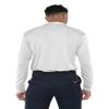 Campus Lab East Central University Adult Men's Active Sport 1/4 Zip Pullover Left Chest Logo, White, XX-Large view 2