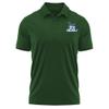 Campus Lab Georgia College Adult Men's Polo Left Chest Logo, Hunter Green, Large view 1