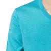 Men's Dress V Neck Sweater Long Sleeve Casual Slim Fit Knitted Pullover Men Soft Wool Solid Plain Sweaters Top (X-Large,Sea Blue) view 2